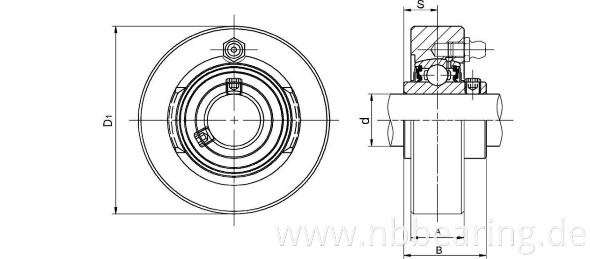 Steel Insert Bearings UCX00-L3 Series